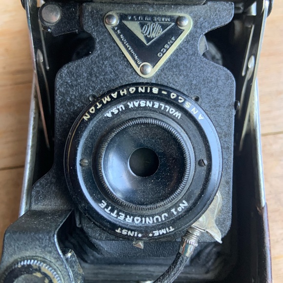 Historic 1925 Ansco Binghampton No.1 juniorette Camera. With corded shutter. - Picture 11 of 13